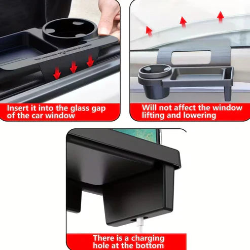 Car Armrest Mobile Phone &amp; Cup Holder