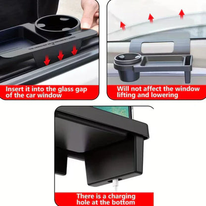 Car Armrest Mobile Phone &amp; Cup Holder
