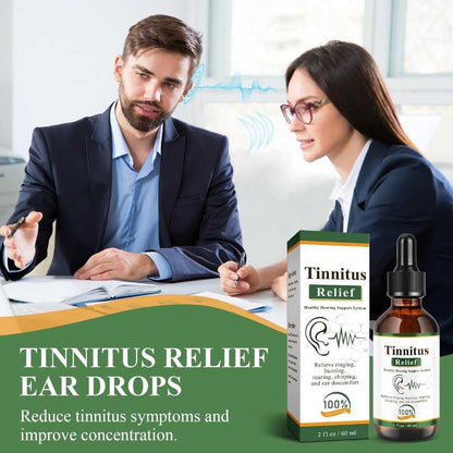 Tinnitus Relief Drops herbal formula bottle