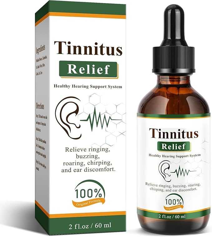 Tinnitus Relief Drops herbal formula bottle