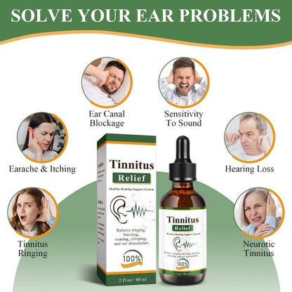 Tinnitus Relief Drops herbal formula bottle