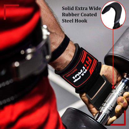 LORDEX Lifting Hook Straps for weightlifting